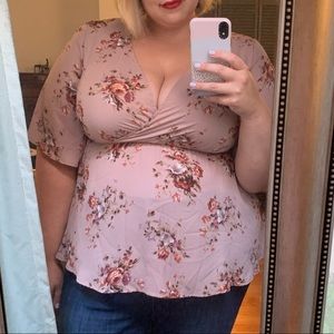 TORRID georgette blouse